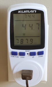 Kuman Wall Outlet Power Draw Meter
